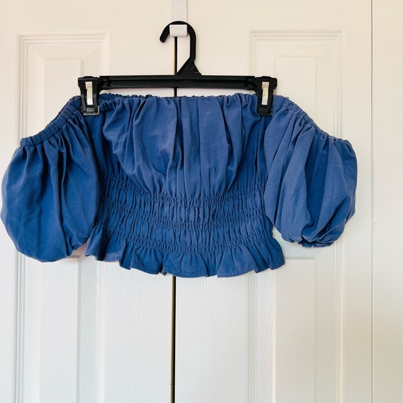 COPY - Abercrombie & Fitch | Stretch/Ruffle Material, Off Shoulder - Picture 8 of 9